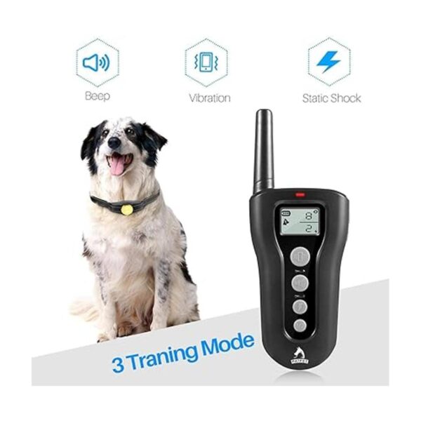 PATPET Collar de entrenamiento para perros con control_2