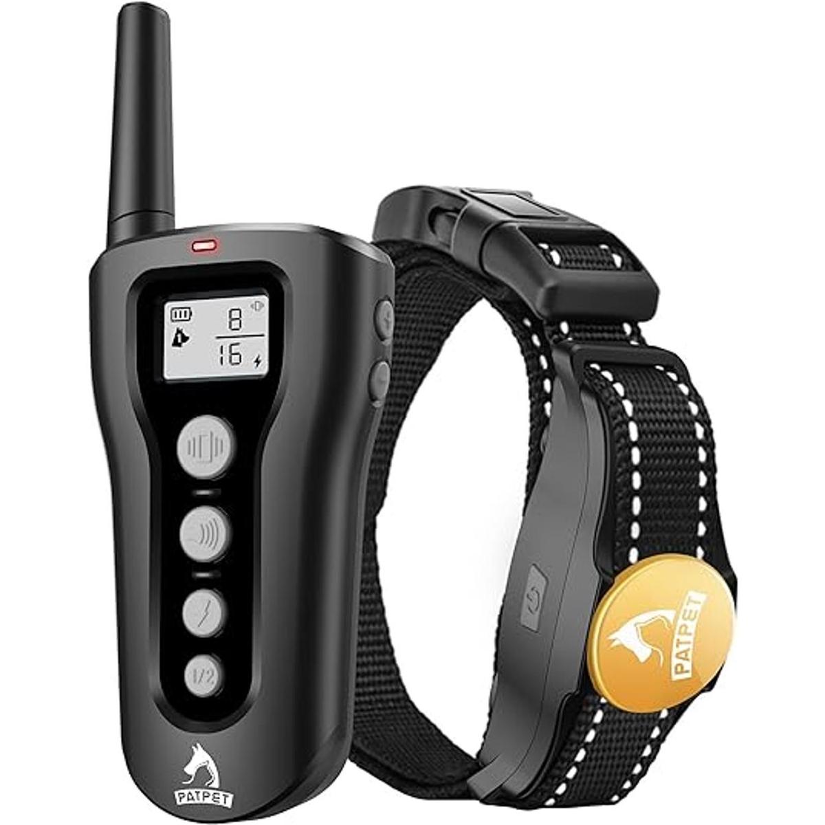 PATPET Collar de entrenamiento para perros con control