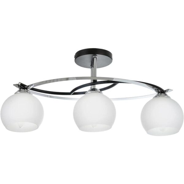 GoldSwift Paquete de 3 globos de vidrio esmerilado_4