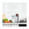 Soporte de utensilios de cocina de acero inoxidable para