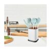 Soporte de utensilios de cocina de acero inoxidable para