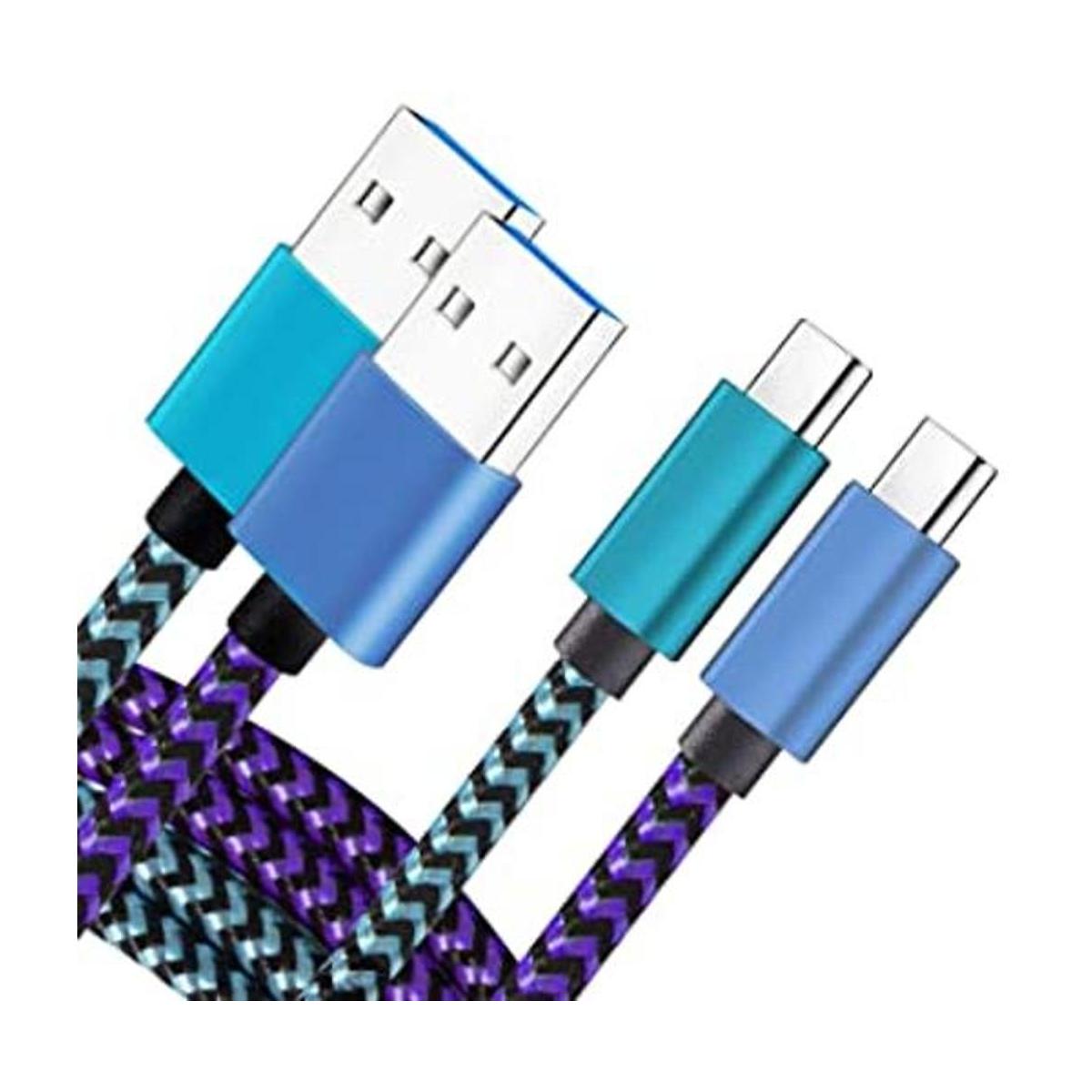Cables C de carga rápida de 3A Teeind Tpc010 paquete de 2