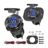 Cargador USB de 12 V para automóvil paquete de 2 metal_1