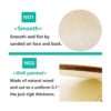 HILELIFE Rondas de madera para manualidades de 10
