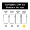 BodyGuardz Protector de pantalla Pure 3 para iPhone 14 Pro_2