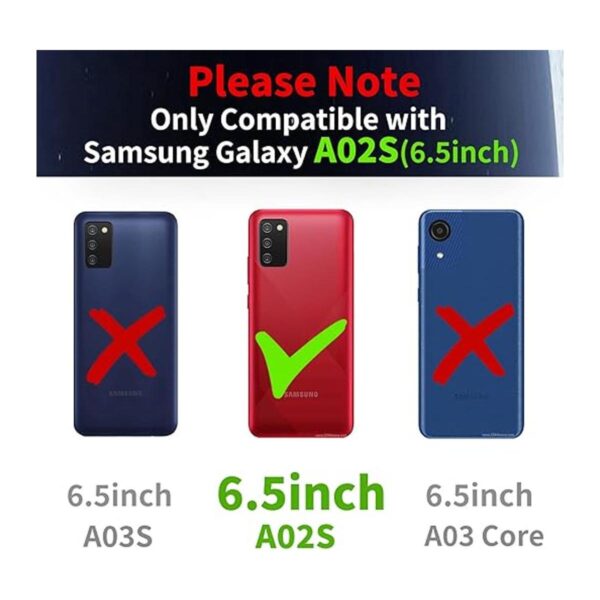 Buleens Funda para Samsung Galaxy A02s con soporte de_2