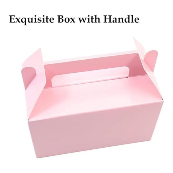 Oletx 12 cajas de regalo rosadas a dos aguas caja de_4