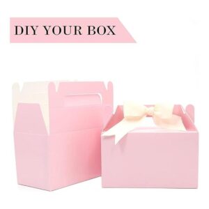 Oletx 12 cajas de regalo rosadas a dos aguas caja de_3