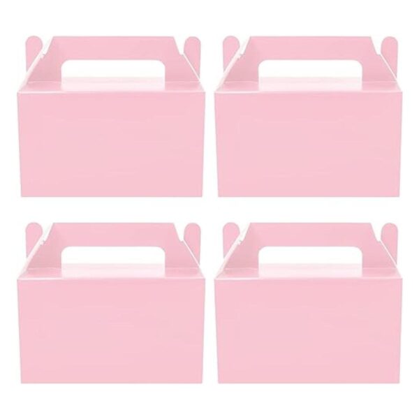 Oletx 12 cajas de regalo rosadas a dos aguas caja de_1