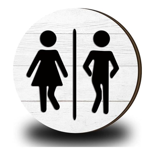 Divertidos letreros de baño divertidos y divertidos para_1