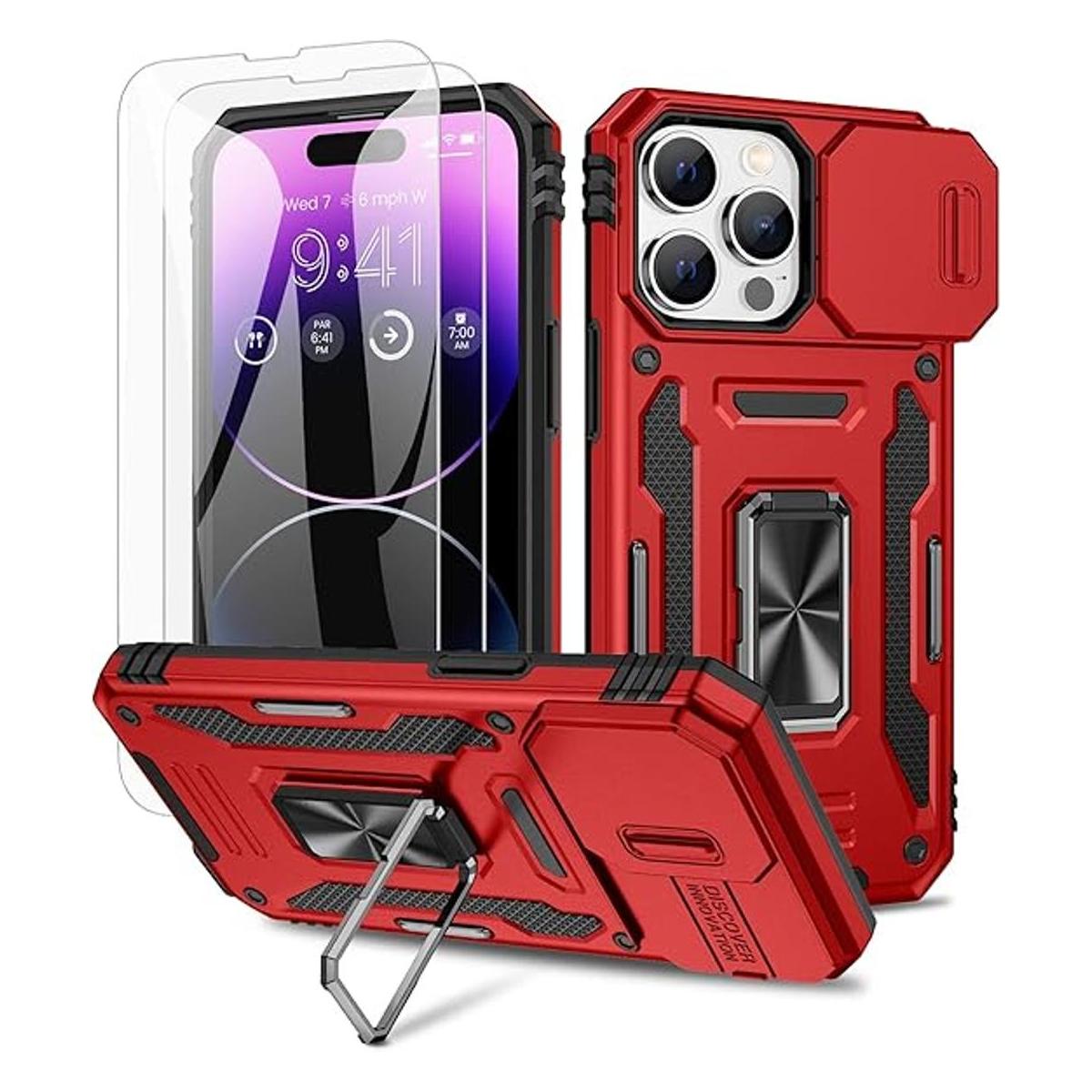 Maxdara Funda para iPhone 14 Pro Max con protector de