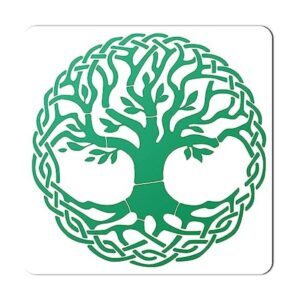 GORGECRAFT Plantillas redondas de árbol de la vida de 12 x