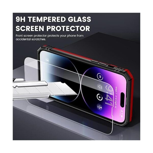 Maxdara Funda para iPhone 14 Pro Max con protector de_5