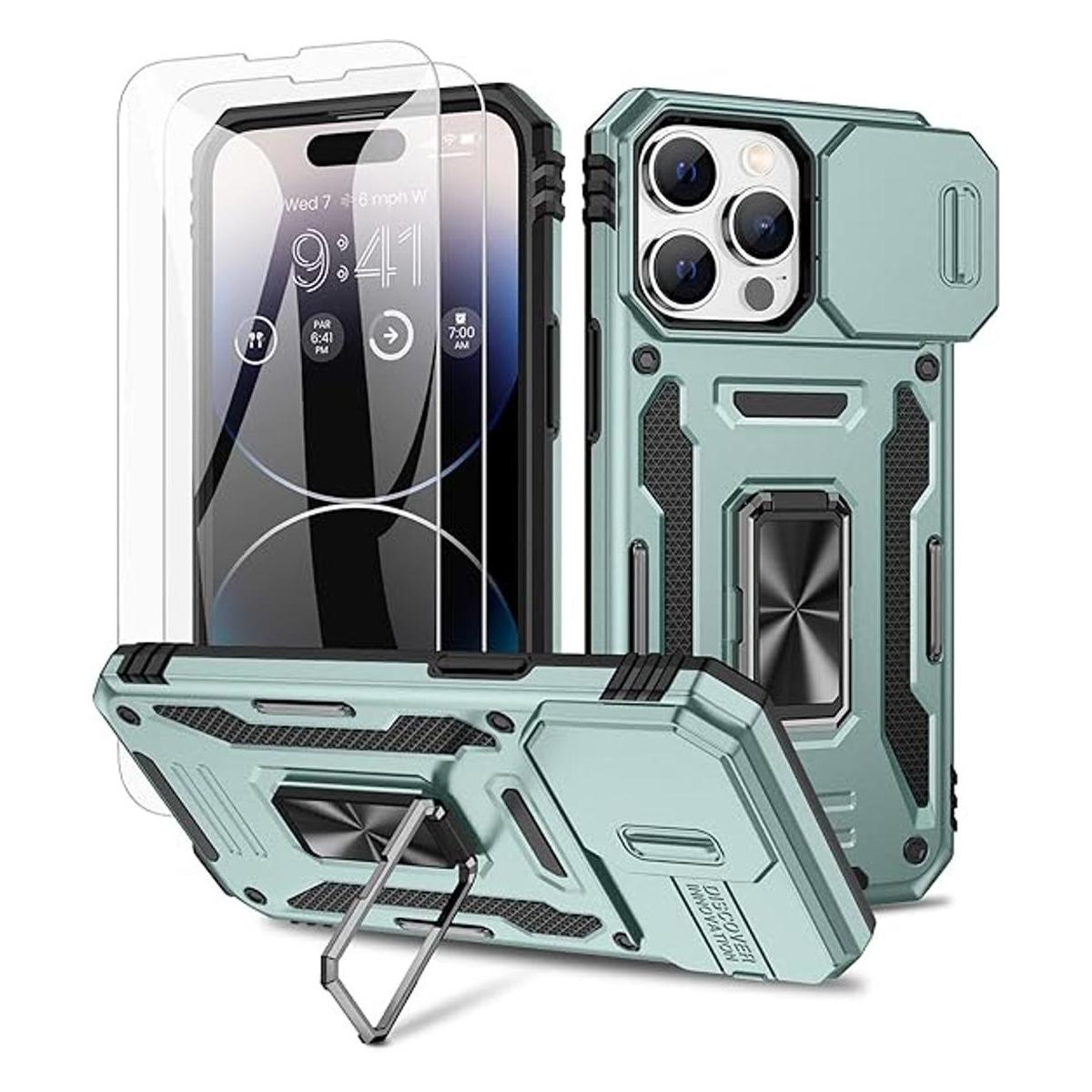 Maxdara Funda para iPhone 14 Pro Max con soporte y