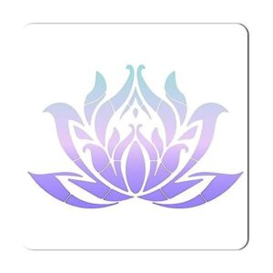 GORGECRAFT Plantillas sagradas de 12 x 12 Lotus Flower