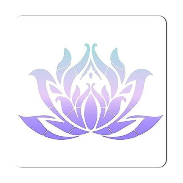 GORGECRAFT Plantillas sagradas de 12 x 12 Lotus Flower