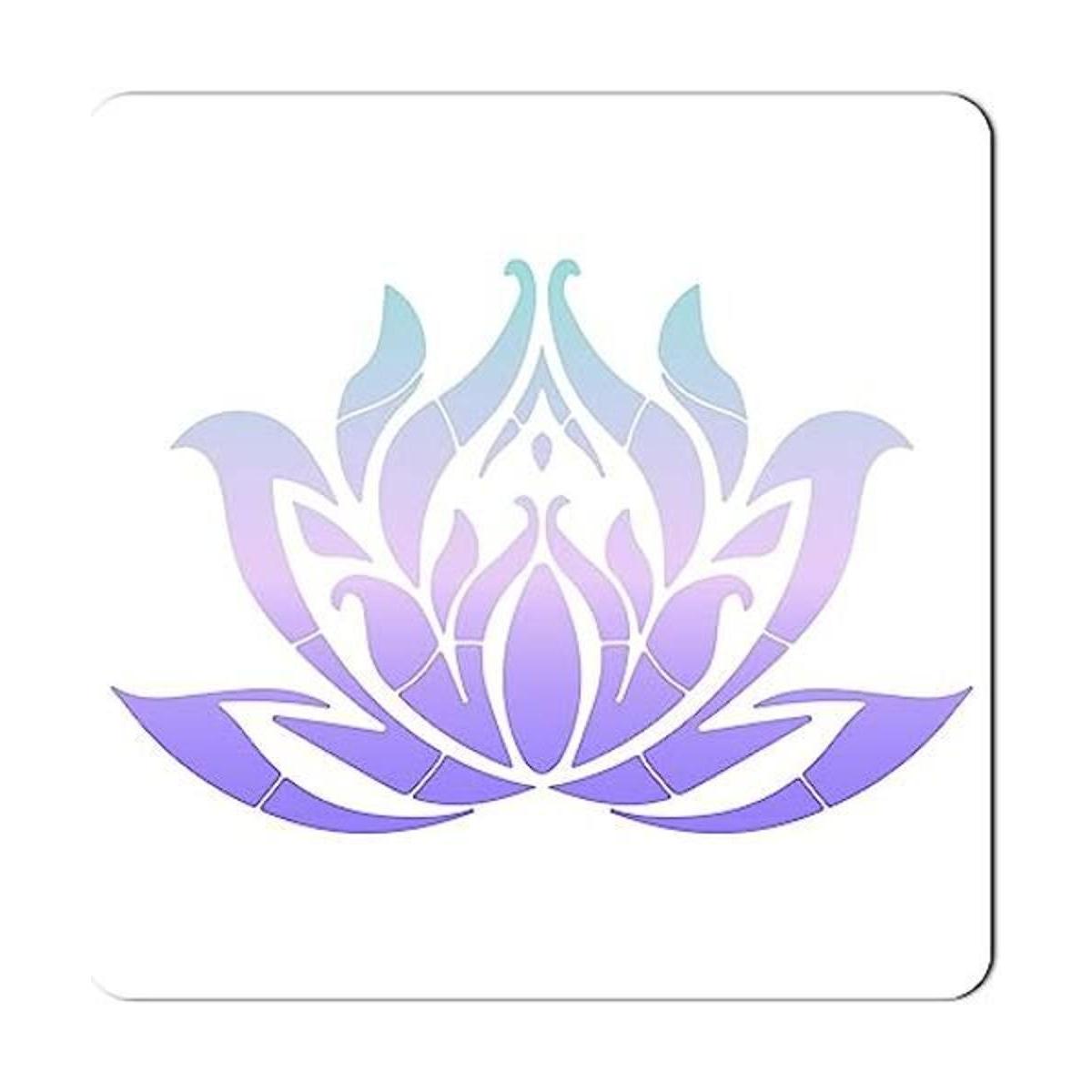 GORGECRAFT Plantillas sagradas de 12 x 12 Lotus Flower