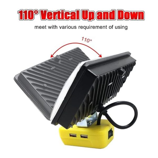 Max 11800 LM 35W 2 modos de luz LED de trabajo con USB de_4