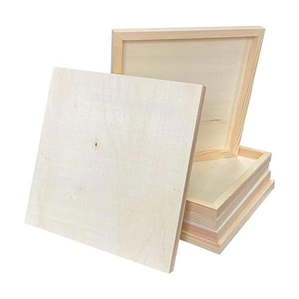 Paneles de arte de madera de 12 x 12 pulgadas paneles de