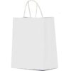 Qutuus 100 bolsas de regalo de papel kraft blanco a_1