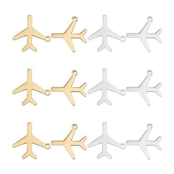 UNICRAFTALE 12 dijes colgantes de avión de pasajeros de 2_1