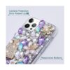 Losin Compatible con iPhone 14 Pro Max Funda de diamantes_2