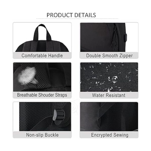KOPHLY Mochila casual ligera para laptop con puerto de