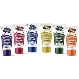 Tub Works Jabón de pintura para dedos de bañera colores_1