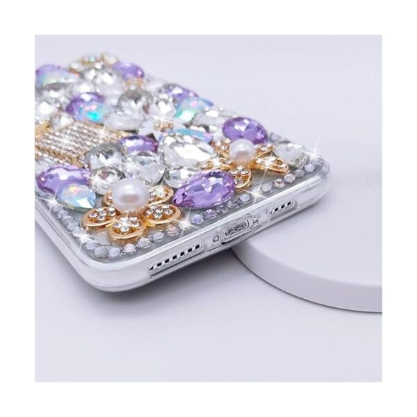 Losin Compatible con iPhone 14 Pro Max Funda de diamantes_3