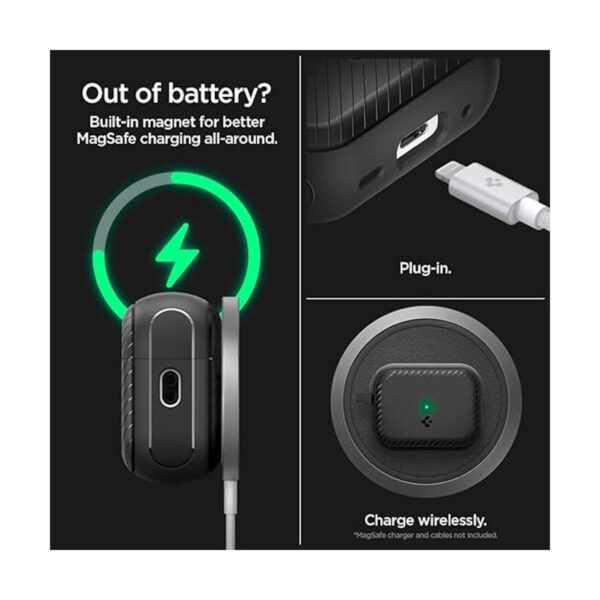 Spigen Mag Armor Mag Fit Funda diseñada para Airpods Pro