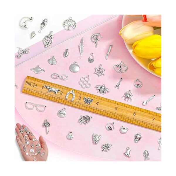 400 dijes de plata para hacer joyas y hacer pulseras al