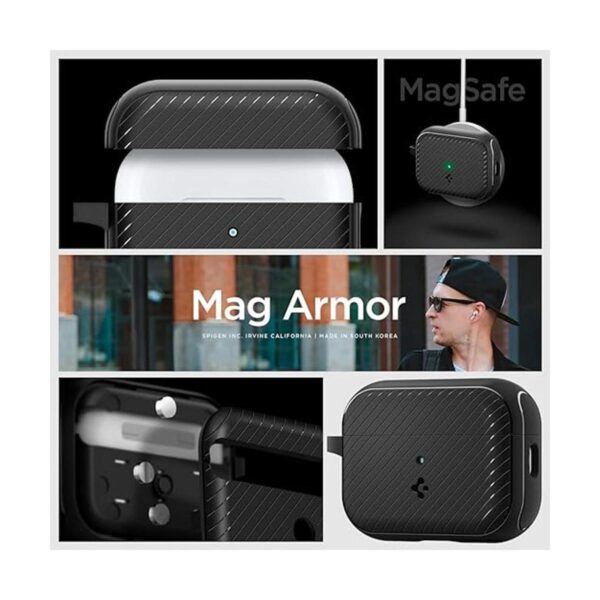 Spigen Mag Armor Mag Fit Funda diseñada para Airpods Pro