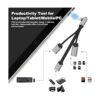 JIALUU Hub USB C divisor USB C multifunción 4 en 1_5