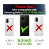 Buleens Funda para Samsung Galaxy S20 Ultra con soporte de_2