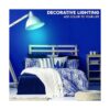 Luxrite Bombilla LED azul Edison A19 4.5 W equivalente a_2