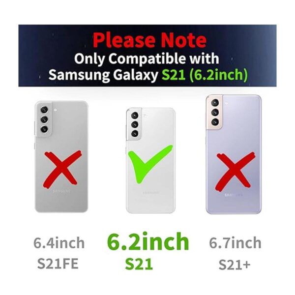 Buleens Funda para Samsung Galaxy S21 con soporte de_2