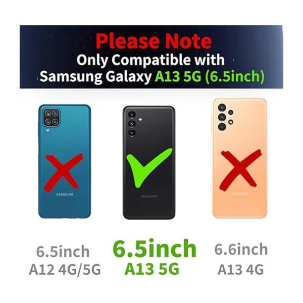 Buleens Funda para Galaxy A13 5G con soporte de_2