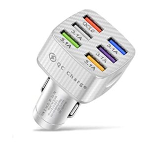 Amiss Adaptador de cargador de automóvil 6 puertos USB_1