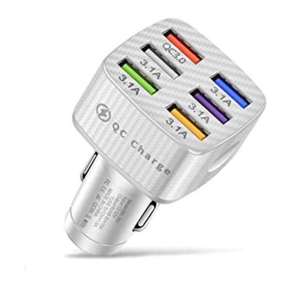 Amiss Adaptador de cargador de automóvil 6 puertos USB_1