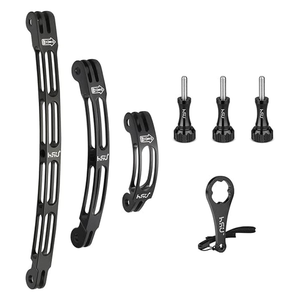 HSU Kit de brazo de extensión curvado de aleación de