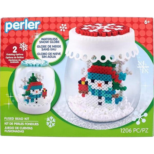 Perler Kit de cuentas fusionadas de Navidad sin agua para_1