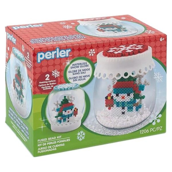 Perler Kit de cuentas fusionadas de Navidad sin agua para_4