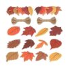 120 etiquetas de regalo de arce de hojas de otoño con_1