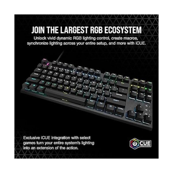 Corsair K60 PRO TKL Teclado para juegos ópticomecánico OPX_2