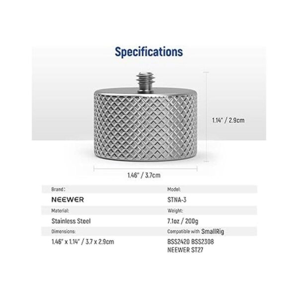 NEEWER Contrapeso de cardán de 7.05 oz peso apilable_5