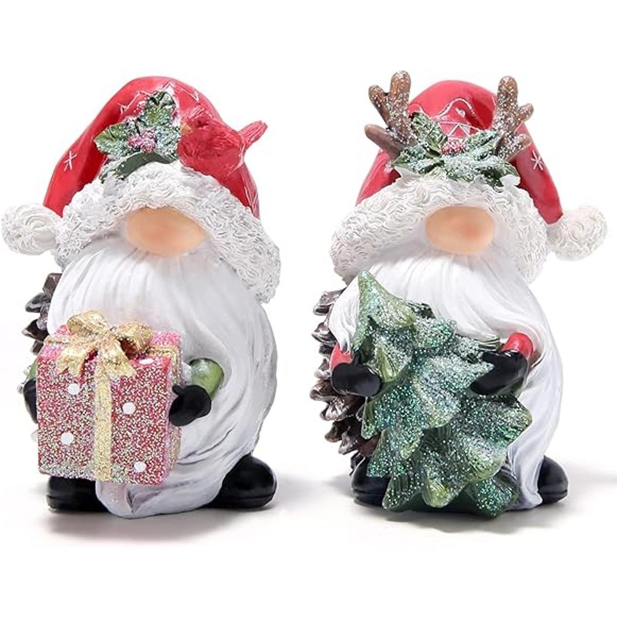 Hodao 2 piezas de gnomos de Navidad decoraciones de