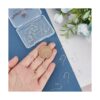 Beebeecraft 10 pares de ganchos de plata de ley 925 con
