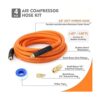 FYPower Manguera de compresor de aire de 38 pulgadas x 25