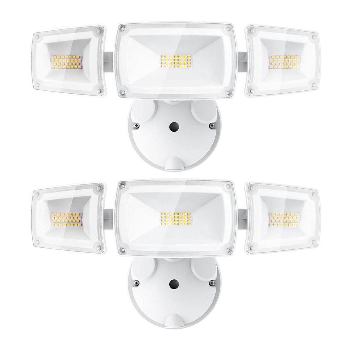 Ustellar Paquete de 2 luces LED de 55 W para exteriores