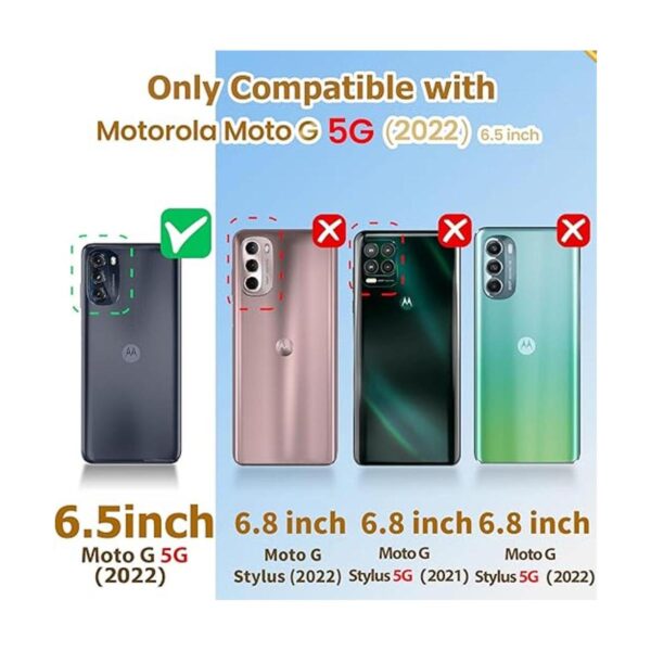 Loheckle Funda para Moto G 5G 2022 para mujer fundas_2